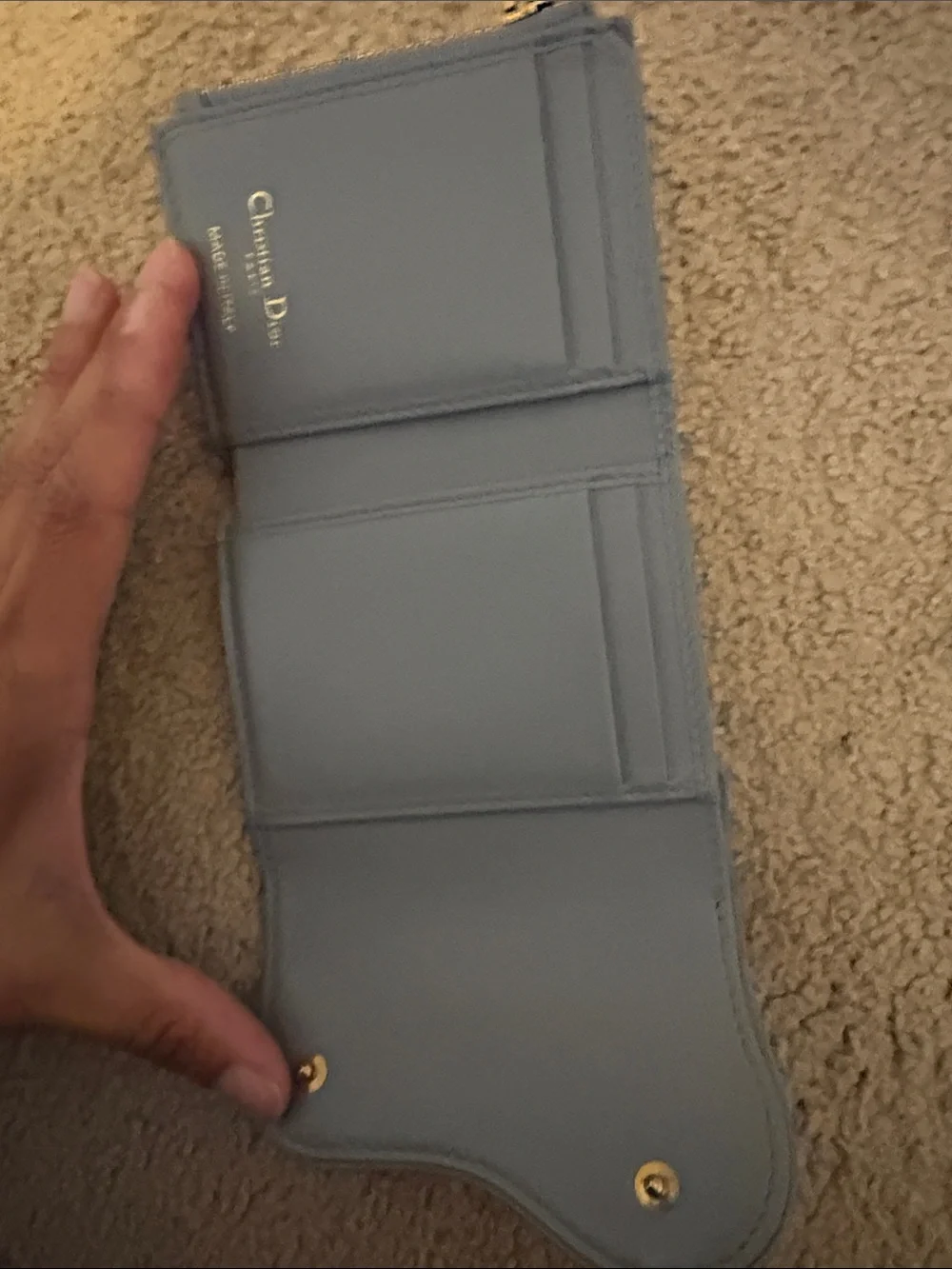 Dior compact trifold